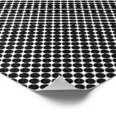 Canvas abstracte optische Stippen Poster (Hoek)