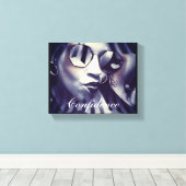 Canvas afbeelding van mooie vrouwen. afdruk (Insitu (Houten vloer))