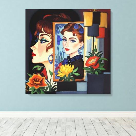 Canvas Afdruk (Insitu (Houten vloer))