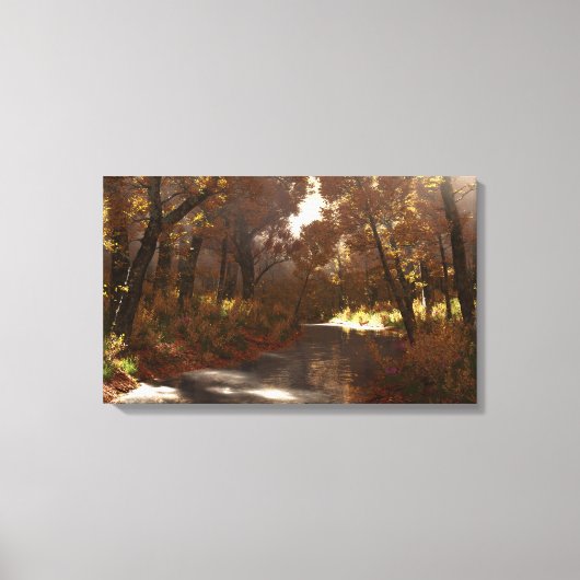 Canvas-afdruk op Shady Creek (herfst) Canvas Afdruk (Voorkant)