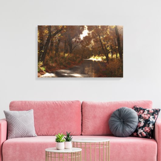 Canvas-afdruk op Shady Creek (herfst) Canvas Afdruk (Insitu (Woonkamer))