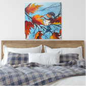 Canvas Afdrukken Ann Hayes Pixie Painting (Insitu (Slaapkamer))