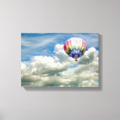 Canvas afdrukken - Hot-Air ballon in wolken (Voorkant)