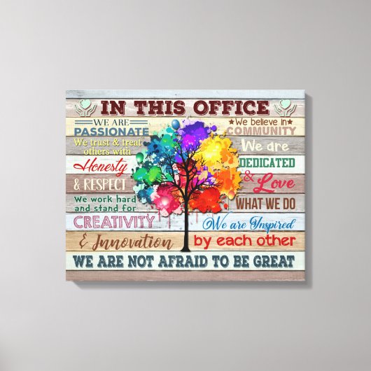 Canvas afdrukken in deze Kantoor (Voorkant)