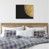 Canvas Afdrukken met close-up Moon (Insitu (Slaapkamer))