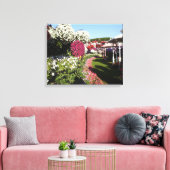 Canvas afdrukken met Petunias (Insitu (Woonkamer))