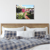 Canvas afdrukken met Petunias (Insitu (Slaapkamer))