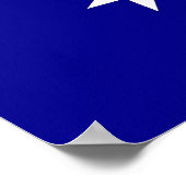 Canvas Afdrukken met vlag van Australië Poster (Hoek)