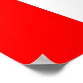 Canvas afdrukken met vlag van Canada Poster (Hoek)