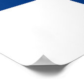 Canvas Afdrukken met vlag van Finland Poster (Hoek)