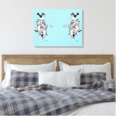 Canvas Afdrukken: oude Griekse beeldhouwkunst Afdruk (Insitu (Slaapkamer))