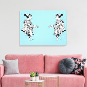 Canvas Afdrukken: oude Griekse beeldhouwkunst Afdruk (Insitu (Woonkamer))