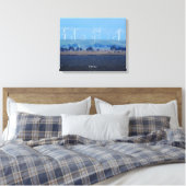 Canvas afdrukken - Wind Boerderij op delta (Insitu (Slaapkamer))
