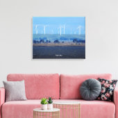 Canvas afdrukken - Wind Boerderij op delta (Insitu (Woonkamer))