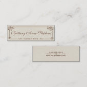 Canvas Afstuderen Naam Kaart Invoegen Contactkaartje (Voorkant / Achterkant)