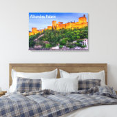 Canvas Alhambra Palace (Insitu (Slaapkamer))