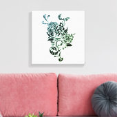 Canvas Allah design islam Afdruk (Insitu (Woonkamer))