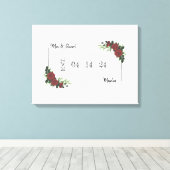 Canvas Alternative Wedding Guest Book CDM&S Afdruk (Insitu (Houten vloer))