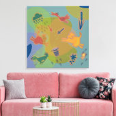 canvas animals cow chicken (Insitu (Woonkamer))