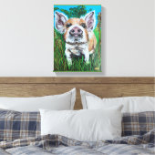 Canvas Art 8x10 gewikkeld canvas "Happy Piglet" Afdruk (Insitu (Slaapkamer))