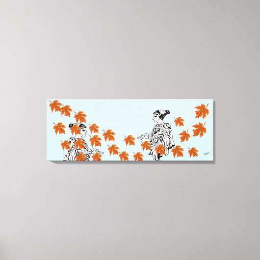 Canvas Art: Autumn Leaf Afdruk (Voorkant)