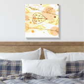 Canvas Art-Autumn Leaves (Insitu (Slaapkamer))