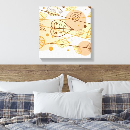 Canvas Art-Autumn Leaves (Insitu (Slaapkamer))