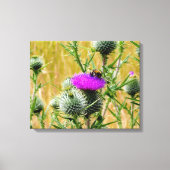 Canvas Art Bee op Thistle (Voorkant)