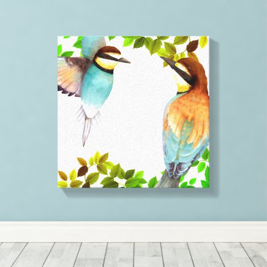 Canvas Art-Birds (Insitu (Houten vloer))