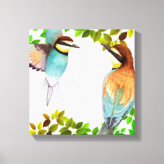Canvas Art-Birds Afdruk (Voorkant)