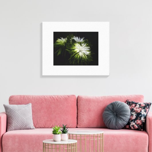 Canvas Art-Bloemen Afdruk (Insitu (Woonkamer))