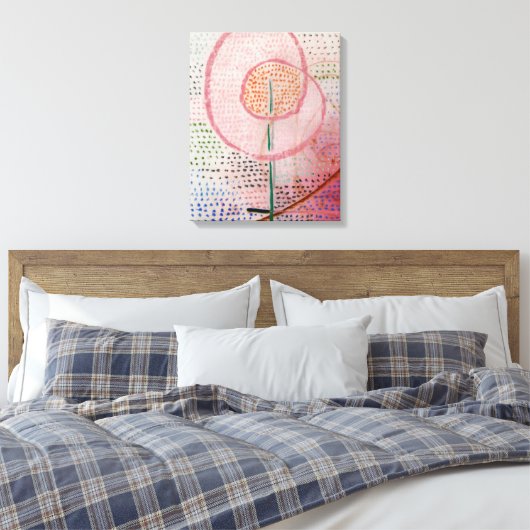 Canvas Art Blossoming 1934 door Paul Klee, Abstrac (Insitu (Slaapkamer))