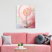 Canvas Art Blossoming 1934 door Paul Klee, Abstrac (Insitu (Woonkamer))