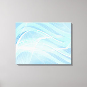 Canvas Art-Blue Abstract Afdruk