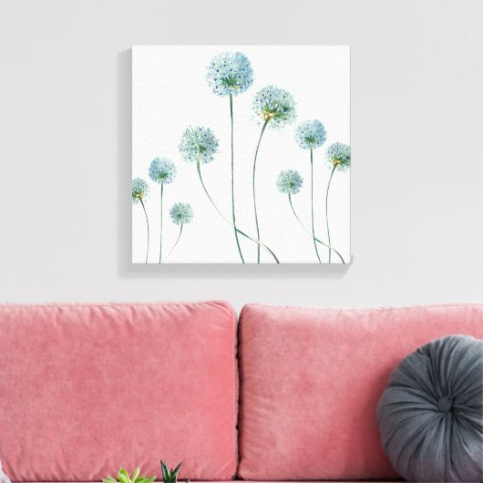 Canvas Art-Blue Wildflower (Insitu (Woonkamer))
