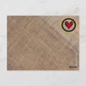 Canvas Art Briefkaart (Achterkant)