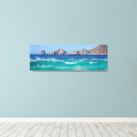 Canvas Art Cabo Rocks (Insitu (Houten vloer))