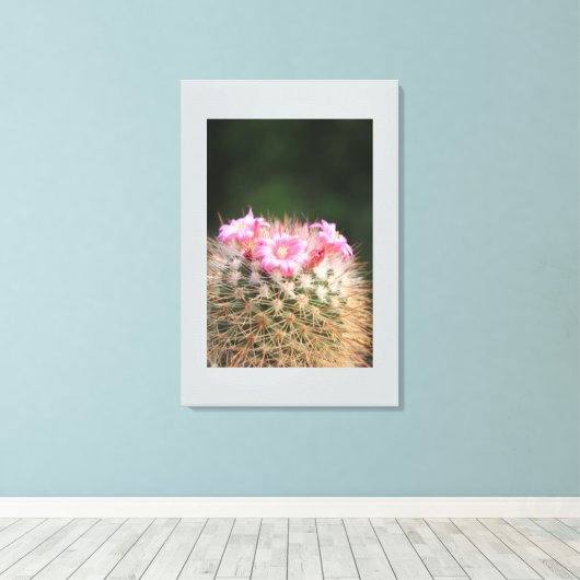Canvas Art-Cactus Afdruk (Insitu (Houten vloer))