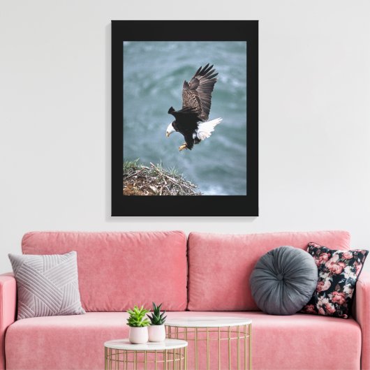 Canvas Art-Eagle (Insitu (Woonkamer))