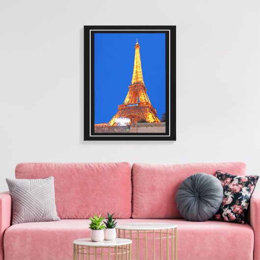 Canvas Art-Eiffeltoren (Insitu (Woonkamer))