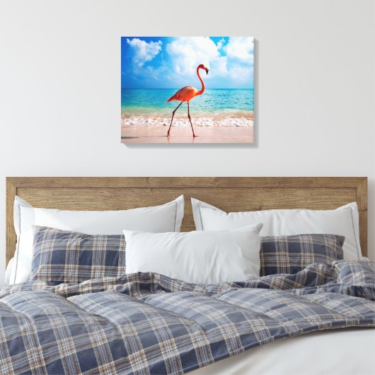Canvas Art-Flamingo (Insitu (Slaapkamer))