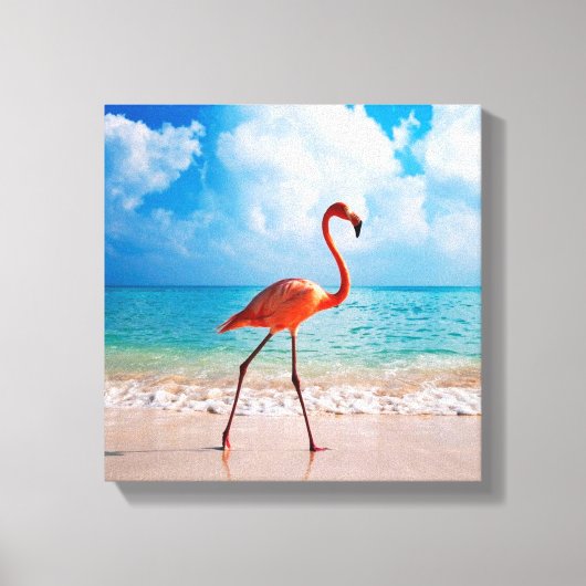 Canvas Art-Flamingo Afdruk (Voorkant)