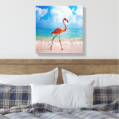 Canvas Art-Flamingo Afdruk (Insitu (Slaapkamer))