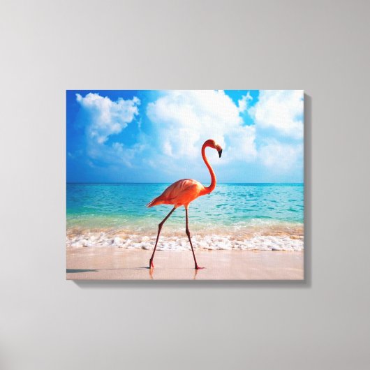 Canvas Art-Flamingo Afdruk (Voorkant)