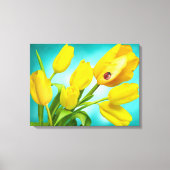 Canvas Art-gele tulpen (Voorkant)