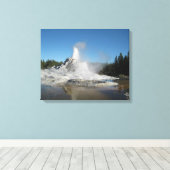 Canvas Art Geyser (Insitu (Houten vloer))