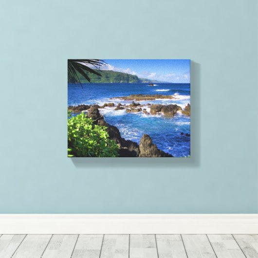 Canvas Art-Hawaii (Insitu (Houten vloer))