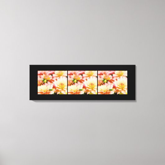 Canvas Art Herfst Flowers Afdruk (Voorkant)