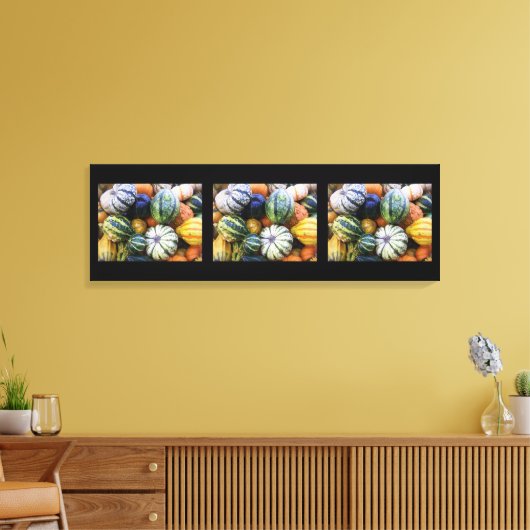 Canvas Art Herfst kalebassen Afdruk (Insitu (Woonkamer))
