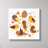Canvas Art-Herfst vogels (Voorkant)